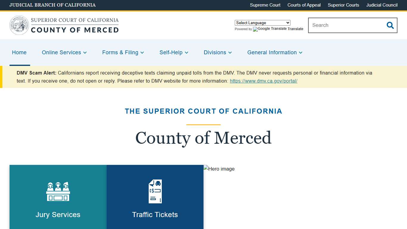 Home Superior Court of California County of Merced
